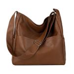RYTEJFES Tas voor dames, blauw, zwart, modieus, grote handtas, schoudertas met veel vakken, schoudertas, handtassen, casual damestas voor kantoor, school, winkelen, reizen
