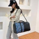 CHDWEY Umhängetaschen für Herren Große Kapazität Reisetasche Frauen und Männer Mode Leder wasserdichte Fitness Handtasche Weibliche Sport Umhängetasche Gepäck Duffle Yoga Ma