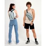Schoudertas heren schoudertas dames mannenhandtas borsttas crossbody sling bag messenger crossbag multifunctionele tas voor sport reizen pendelen fietsen wandelen, grijs, Medium