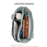 Middelgrote handtas voor dames, canvas, tas, schoudertas, shopper voor boeken, dagelijks gebruik, werk, groen, M(33cmx30cmx16cm)