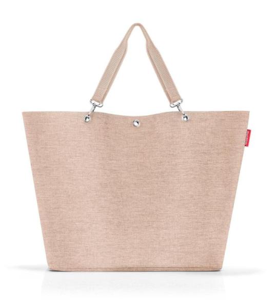 Shopper XL twist coffee – ruime boodschappentas en elegante handtas in één, van waterafstotend materiaal, Twist Coffee, X-Large