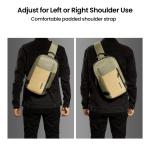 mannen schoudertas voor 2024 11 inch iPad Pro M4, 11 inch iPad Air M2, minimale enkele riem sling tas kleine daypack voor dagelijks gebruik, mini formaat