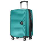 Hauptstadtkoffer Rolkoffer, middelgroot/groot, harde schaal van ABS, 4 rubberen zwenkwielen, voldoet aan TSA-eisen Mitte, turquoise