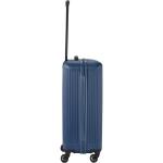 Travelite Koffer met 4 wielen, 3-delig, maten L/M/S, bagage serie Bali: ABS hardshell trolleys, blauw, Trolley met harde schaal met 4 wielen