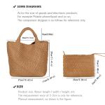 JINMANXUE Unisex Fashion Woven Bag Damen-Tragetasche