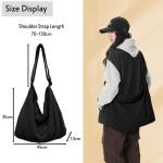 Schoudertas voor dames, handtas, corduroy tassen, grote shopper, tote bag, schoudertas, casual crossbody tas voor school, universiteit, kantoor, werk, reizen, uitstapjes, winkelen,