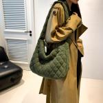 Schoudertas voor dames, handtas, corduroy tassen, grote shopper, tote bag, schoudertas, casual crossbody tas voor school, kantoor, werk, reizen, uitstapjes, winkelen, 01, groen, La