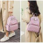 Rugzak Womens Kleine Mode Dagrugzakken Werk Lichtgewicht Rugzak Nylon Anti Diefstal Reizen Rugzak Schooltas voor Vrouwen College Tas, Grijs, mode, klassiek, casual
