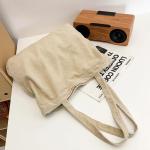 Uniseks schoudertas voor dames, tote bag, corduroy tas, grote schoudertas, shopper, handtas, casual, crossbody tas voor school, universiteit, kantoor, werk, reizen, uitstapjes, win