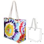 Grote waterafstotende strandtas met rits Aquarelle Life