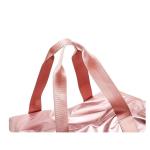 CHDWEY Umhängetaschen für Herren Glänzende Yoga-Matt-Tasche Fitness-Gymnastasche Trockene nasse Handtaschen for Frauen Schuhe Reise-Training Rosa Yoga-Matt-Tasche(Silver)