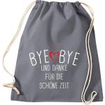 Shirtinstyle Gymtas, bye bye en dank voor de mooie tijd, opvoeder, leraar, leraren, gymtas, tas, schooltas, kleuterschool