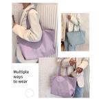 voor vrouwen, 19,3 inch waterbestendig, grote capaciteit schoudertassen met ritssluiting en zakken, casual boodschappentas voor schoolleraar en laptop, Zwart, Large