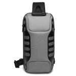 FANDARE Diefstalbeveiliging, borsttas, slingrugzak, casual dagrugzak met USB, voor heren en dames, schoudertas, voor outdoor, sport, wandelen, fietsen, reizen, waterdicht polyester