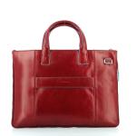 Piquadro Vierkante schooltas, 42 cm, rojo