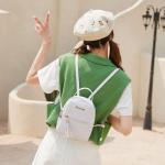 callmo Elegante damesrugzak, waterdichte PU-lederen schooltas, anti-diefstal, dagrugzak, schoudertas, reistas, outdoor, lichtgewicht, vrouwen, schoudertas, handtas