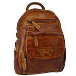 Hill Burry Rugzak voor dames, elegant leer voor dames, dagrugzak, leren rugzak, vintage stadsrugzak, rugzak, leren rugzak, echt leer, wasleer, bruin