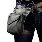 Waterdichte Motortas Echt Leer Mannen Multifunctioneel Ontwerp Casual Sling Schouder Messenger Bag Reizen Taille Riem Pack Drop Been Tas (Color16)