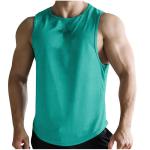 Tanktop Mouwloos Zomer Heren Strand Loopshirt Mouwloos Tops Onderhemd Fitness voor Mannen Ademend Tops T-shirts Losse Gym Sport T-shirt Compressieshirt, Bu1, L
