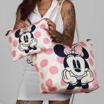Minnie Mouse Dots-Soleil Strandtas, roze, 52 x 37 cm, roze, Eén maat, Soleil Strandtas Stippen