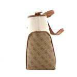 Kerima Tote Natural/Latte Logo