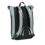 Unisex Waterproof Rolltop rugzak - 21 liter rolltop rugzak met 15,6 inch laptopvak - reisrugzak met kliksluiting - rugzak met voorvak - flexibele opbergmogelijkheden