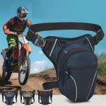Waterdichte motortas, waterdichte beentas, dijheuptas met beenriem, heuptas voor buiten, fietsen, motorfiets, heuptasje voor mannen en vrouwen (kaki)