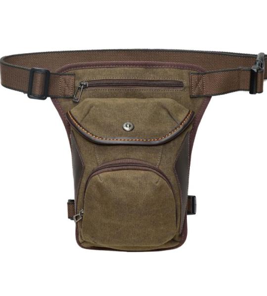 KAUKKO Canvas Tactical Vintage Borsttas Tactical Schoudertas
