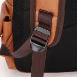 CHDWEY Umhängetaschen für Herren Multi Pocket Rucksack Männer Mode Rucksack Casual Sport Rucksack Teenager Gute Qualität Männer Rucksack Handtasche(Lightbrown)