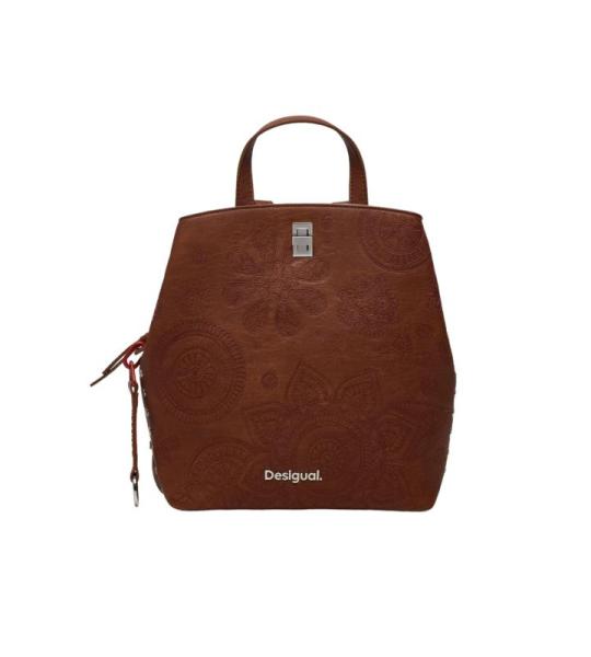 Dames Accessoires PU Rugzak Mini, bruin, Eén Maat