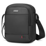 BAIGIO Herentas, schoudertas, klein, voor tablet/iPad 8 inch, heren schoudertas, crossbody bag, reizen met veel vakken, voor sport, reizen, werk