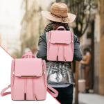 callmo Elegante rugzak voor dames, schoudertas, casual, waterdichte schooltas, dagrugzak, kleine meisjes, schooltas, handtas, leer, elegante dagrugzak voor meisjes