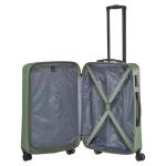 Travelite 4-Rad Hartschalenkoffer mittelgroß 65 Liter, Gepäck Serie Bali: ABS Hartschalen Trolley mit TSA Kombinationsschloss, 67 cm