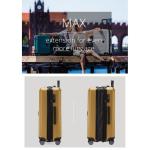 HAUPTSTADTKOFFER Midden grote harde koffer, TSA, 4 wielen, check-in bagage met 8 cm volumevergroting, 77 cm, 130 liter, grafiet, herfst goud, kofferset