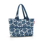 Shopper e1 - grote tas - ruimte voor kleine en grote boodschappen, Daisy Blue., Eén maat, Retro