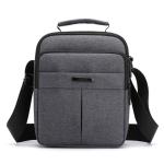CHDWEY Umhängetaschen für Herren Männer Nylon Tasche Casual Crossbody Tasche for Männer wasserdichte kleine Tragen Umhängetasche Schwarze Reißverschluss Handtasche Reisehack(
