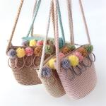 FJZFXKZL Strandtas, stro, handgemaakte zomer, kinderen, meisjes, schoudertas, bloemen, strotas, messengertas, kinderen, sleutel, muntzuip, mini handtas