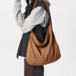 Schoudertas voor dames, handtas, corduroy tassen, grote shopper, tote bag, schoudertas, casual crossbody tas voor school, universiteit, kantoor, werk, reizen, uitstapjes, winkelen,