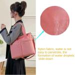 Einfache Tragetasche Mit Großem Fassungsvermögen For Damen, Einfarbig, Großer Rucksack Mit Mehreren Fächern, Strapazierfähig, Leicht, Vielseitige Schultertasche Mit Mehreren T