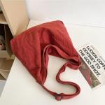 Schoudertas voor dames, handtas, corduroy tassen, grote shopper, tote bag, schoudertas, casual crossbody tas voor school, universiteit, kantoor, werk, reizen, uitstapjes, winkelen,