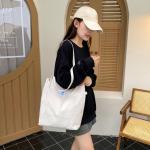 Koord Tas Womens Grote Corduroy Tote Bag Vrouwen Schouder Handtassen voor School Winkelen Werk College Casual, Beige-2, L, Retro