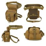 Waterdichte Motorfiets Tas Drop Been Tas Tool Fanny Dij Pack Been Rig Motorfiets Camera Utility Pouch (Color6)