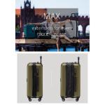 HAUPTSTADTKOFFER Midden grote harde koffer, TSA, 4 wielen, check-in bagage met 8 cm volumevergroting, 77 cm, 130 liter, grafiet, Avocado., koffer
