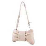 - T214 - Italiaanse schoudertas clutch leer klein, Rosabeige, Small