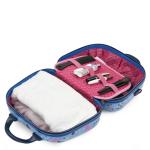 SKPAT - Große Reisetasche für Kinder mit Polycarbonatdruck. Toilettentasche. Bequem, widerstandsfähig und leicht. Mit Spiegel 131435, Farbe Blau