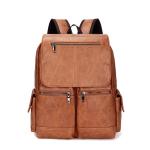 CHDWEY Umhängetaschen für Herren Multi Pocket Rucksack Männer Mode Rucksack Casual Sport Rucksack Teenager Gute Qualität Männer Rucksack Handtasche(Lightbrown)