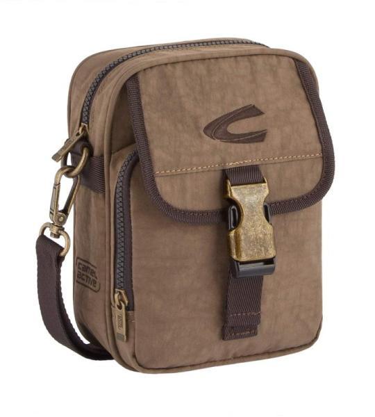 , Journey Schoudertas voor heren, zand, 16x8x21,5 cm, Schoudertas