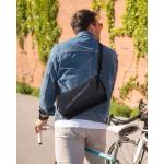 Schoudertas heren schoudertas dames mannenhandtas borsttas crossbody sling bag messenger crossbag multifunctionele tas voor sport reizen pendelen fietsen wandelen, zwart, Medium