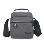 CHDWEY Umhängetaschen für Herren Männer wasserdichte Messenger Umhängetaschen Sling Crossbody Bag Cross Pack Handtasche auf Single-Schulter for Männchen(Grijs)