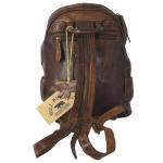 Hill Burry Rugzak voor dames | Elegant leer voor dames | Daypack lederen rugzak vintage stadsrugzak rugzak handtas | leren rugzak echt leer | wasleer daypacks donkerbruin, bruin